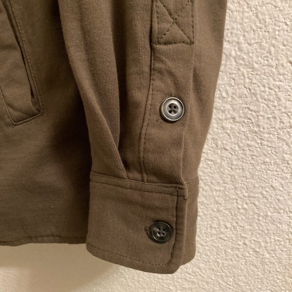 Thread & Supply Button Sweatshirt Jacket | M - image 5